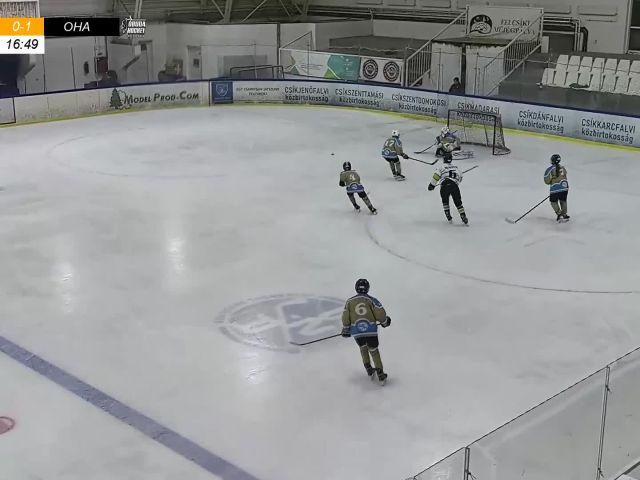 SZJA Sárga vs Óbuda Hockey Academy U14 - VOD