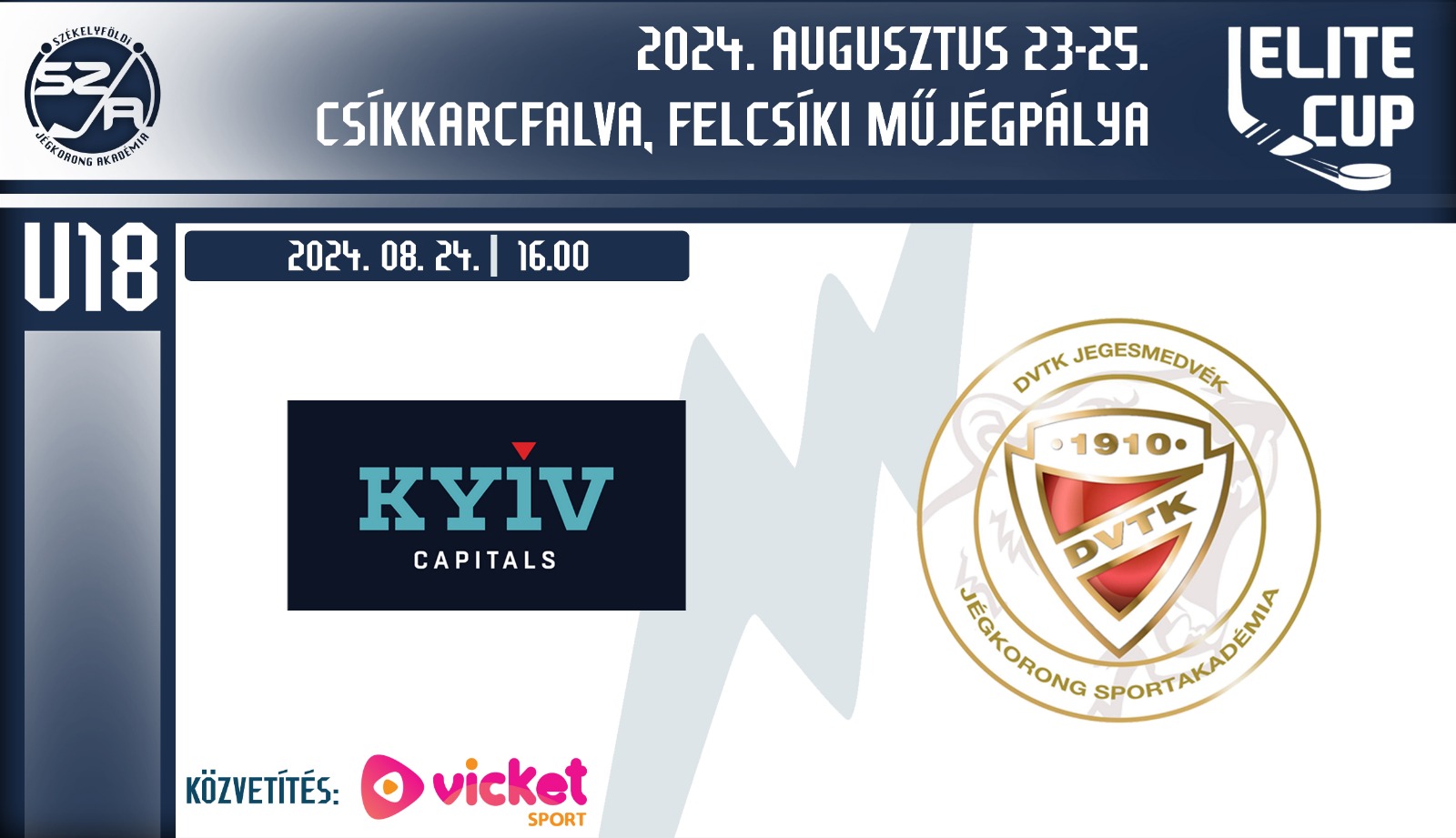 Kyiv Capitals vs DVTK - U18 - VOD