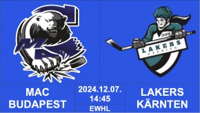 MAC Budapest - Lakers KÄRNTEN - VOD