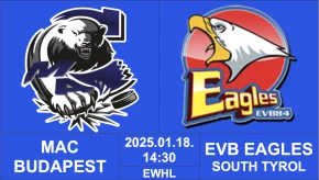 MAC Budapest - EVB EAGLES SOUTH TYROL