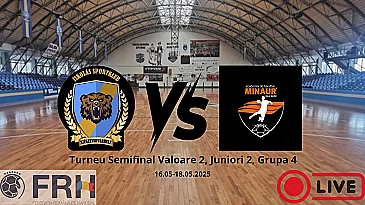 Iskolás Sportklub Székelyudvarhely vs Academia Minaur Baia Mare - 18 MAI 2025