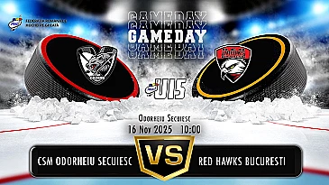 CSM Odorheiu Secuiesc Vs. U15 Red Hawks Bucuresti U15  2025.11.16.  - 10:00 - VOD